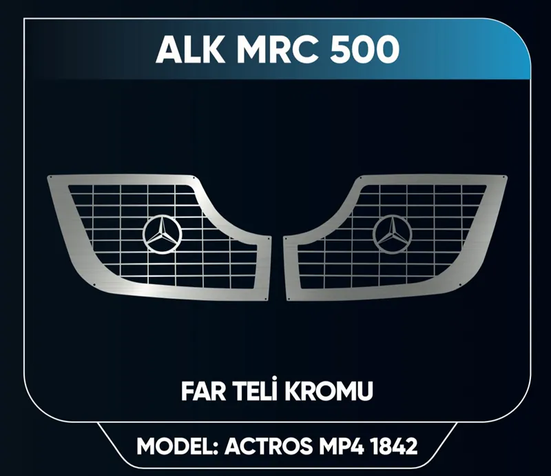 ACTROS 2016 MODEL FAR TELİ NİKELAJİ