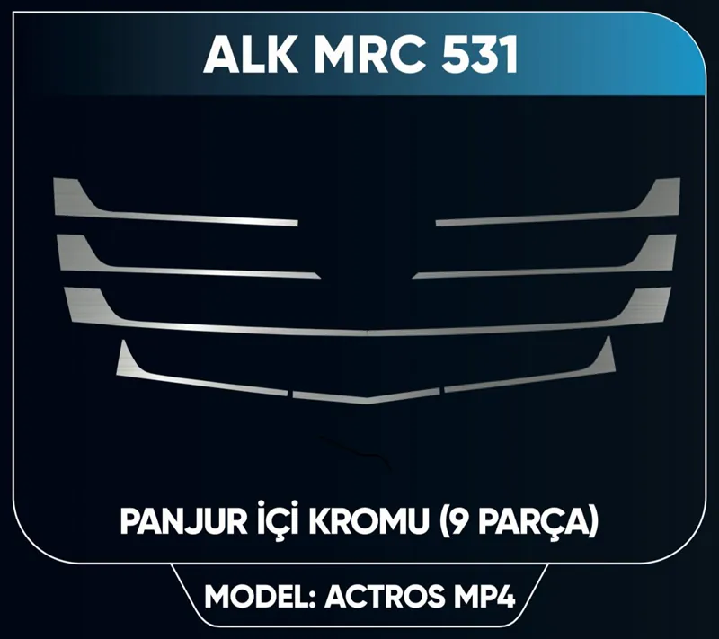 ACTROS 2016 MP4 PANJUR NİKELEJI DAR
