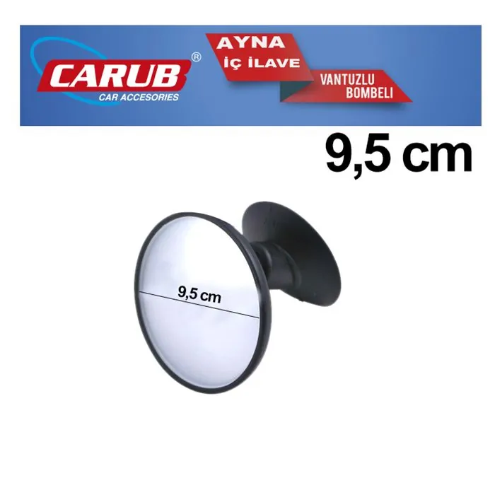 CARUB AYNA İÇ VANTUZLU BOMBELİ YUVARLAK BÜYÜK