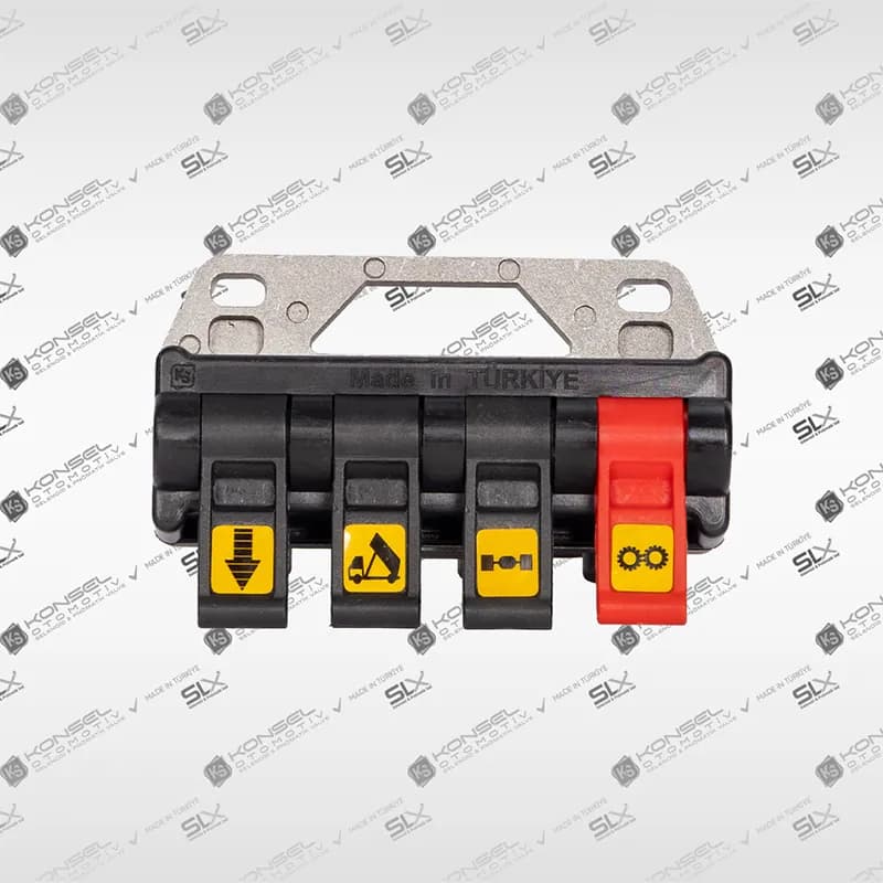1/4 DÖRTLÜ DAMPER HAVALI DÜĞMESİ