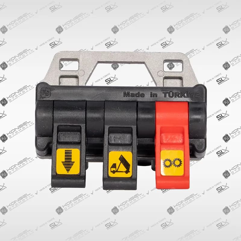 1/4 ÜÇLÜ DAMPER HAVALI DÜĞMESİ