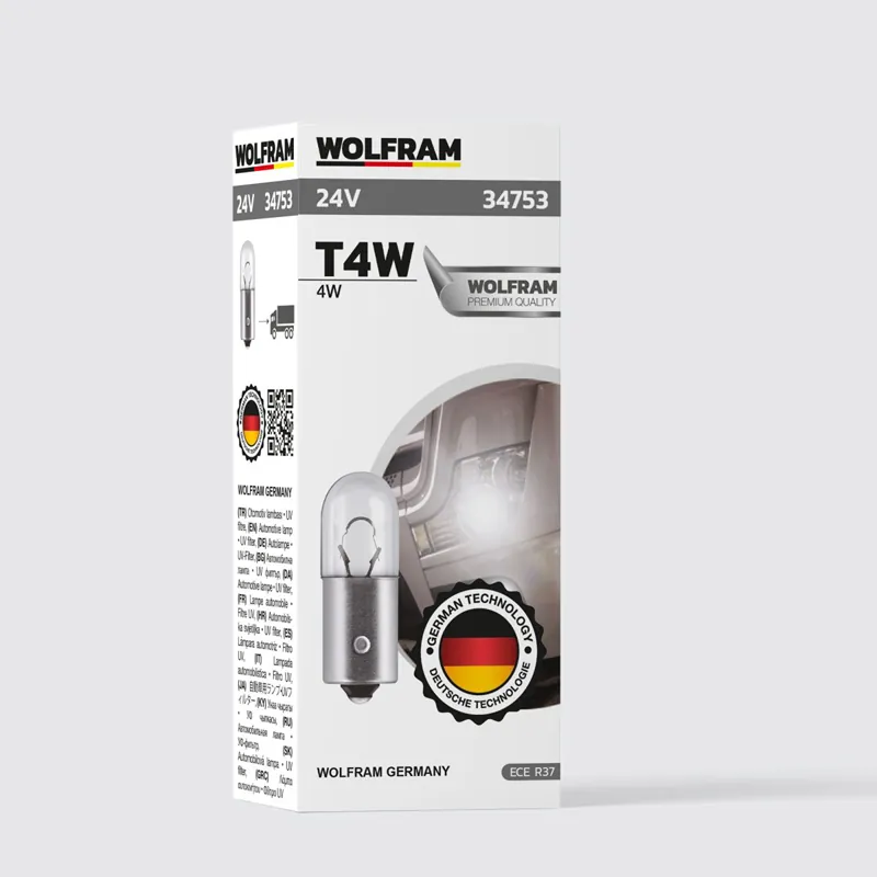 WOLFRAM 24 VOLT 4 WAT 53 AMPÜL