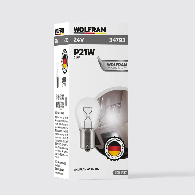 WOLFRAM 24 VOLT 21 WAT 93 AMPÜL