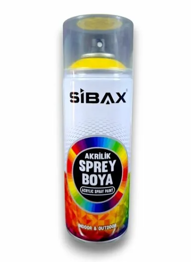 SİBAX 400ML AKRİLİK SPREY BOYA GÜMÜŞ GRİ (RAL9006)