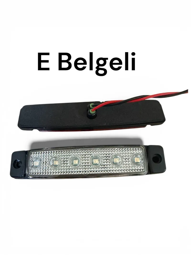 DEMMON 6 LEDLİ PARMAK LAMBA BEYAZ CAMLI MAVİ LEDLİ NGO KUTULU (E BELGELİ)