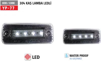 YP 304 MERSEDES KAŞ LAMBASI 2521 LEDLİ BEYAZ