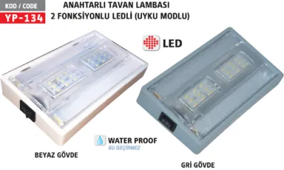 YP LED TAVAN LAMBA(DOLAP LAMBA)ANAHTARLI