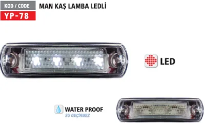 YP MAN- KAŞ LAMBASI(ÖN POZİSYON LAMBASI BEYAZ LEDLİ