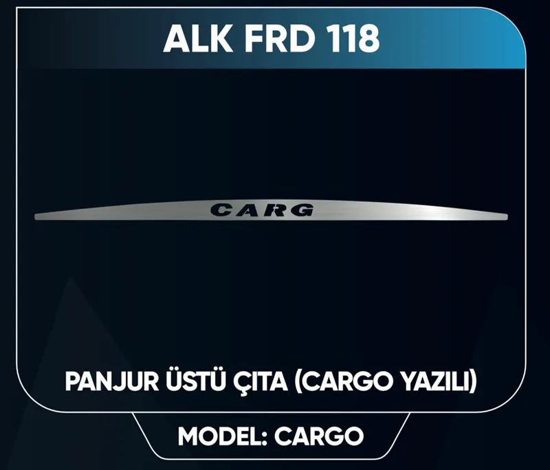 KARGO ÖN GÖĞÜS YAZILI ÇITA