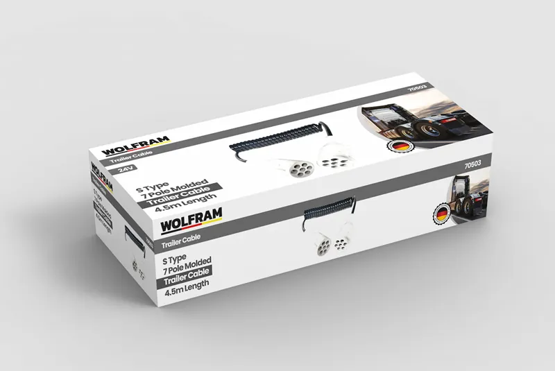 WOLFRAM 7 Lİ ELEKTİRİK KABLOSU S TİP DAR SARIM ENJEKSİYON BASKI