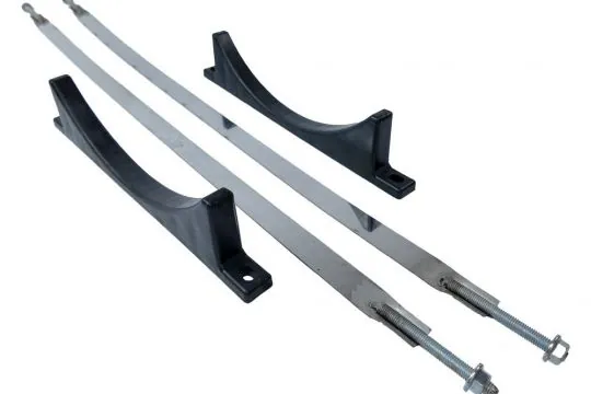 SU TANKI AYAĞI KÜÇÜK (İKİ SAÇ,İKİ PLASTİK,DÖRT SOMUN)