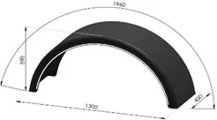 DORSE TEK TEKER ÇAMURLUK 45X196 ŞERİTLİ