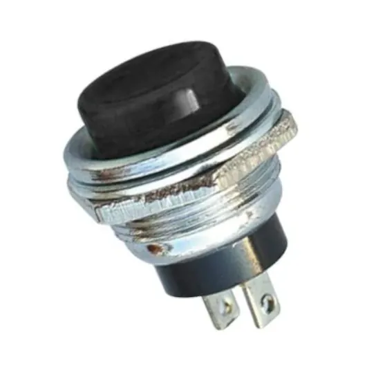 METAL BUTON MİNİ SİYAH