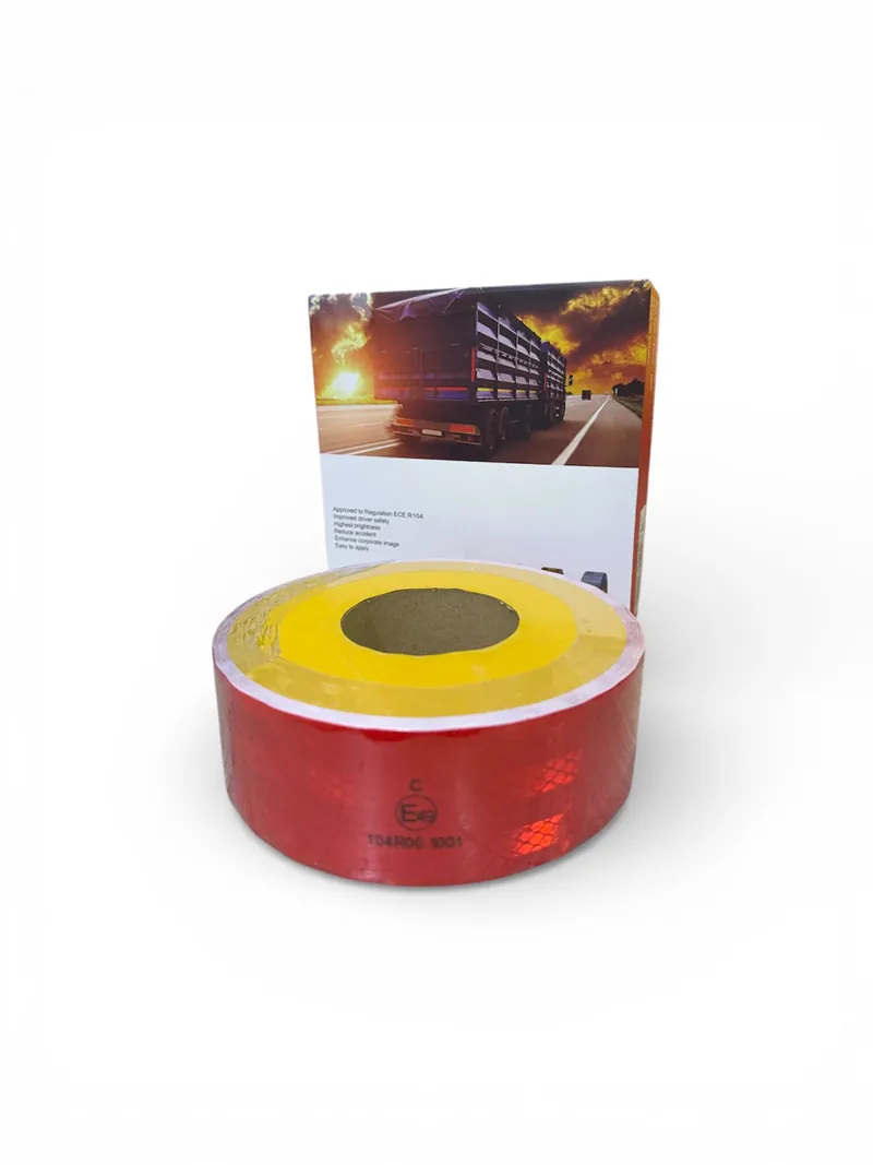 REFLEKTİF ŞERİN BANT 5,5 CM X50 MT KIRMIZI BELGELİ